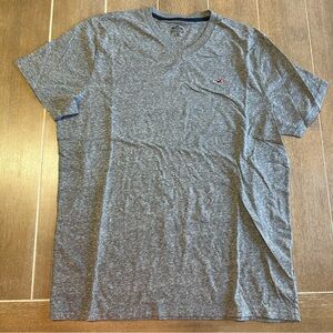 Hollister Heather Gray V-Neck Tee